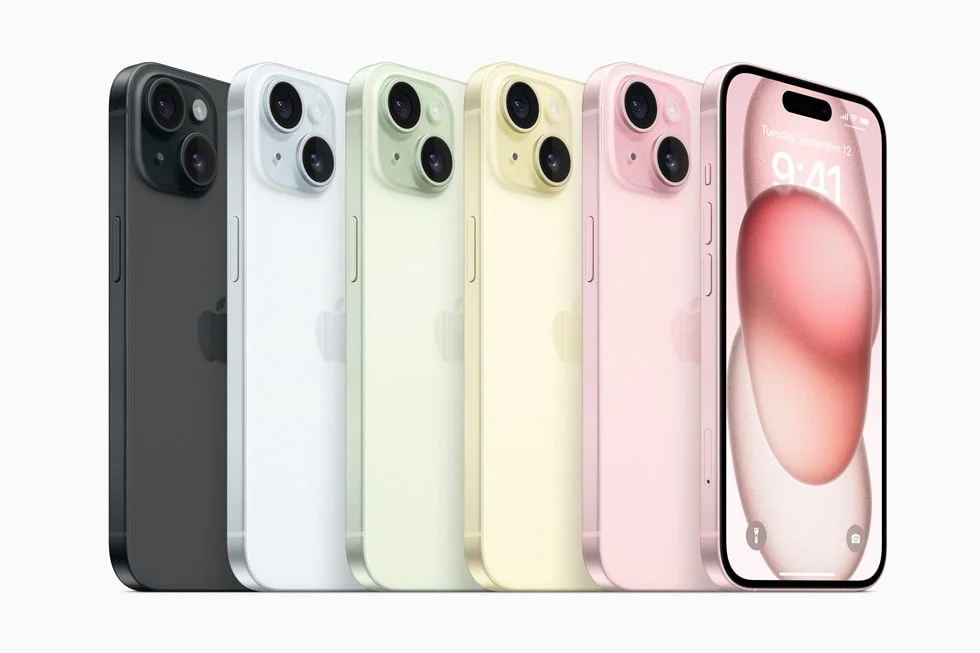 Apple iPhone 15 Color Variants